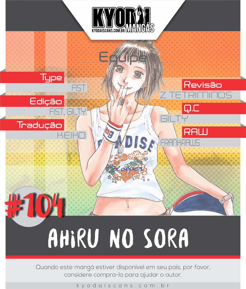 Ahiru no Sora 104 página 1