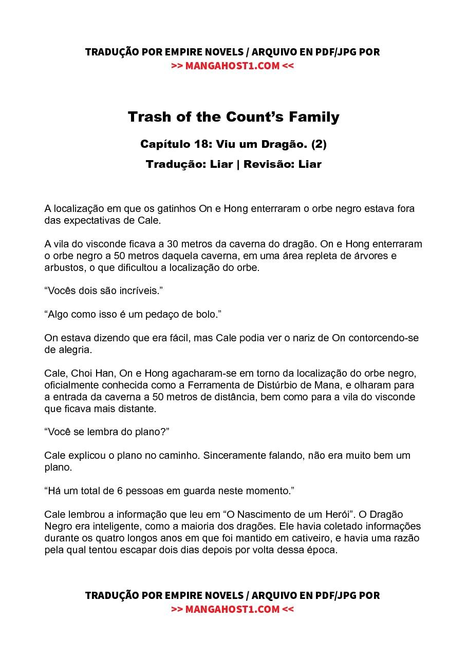 Trash of the Count's Family (Novel) 18 página 1