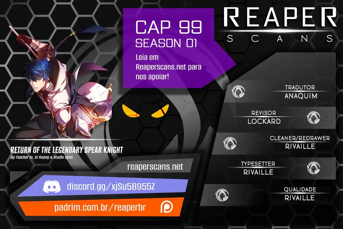 Return of the Legendary Spear Knight 99 página 1