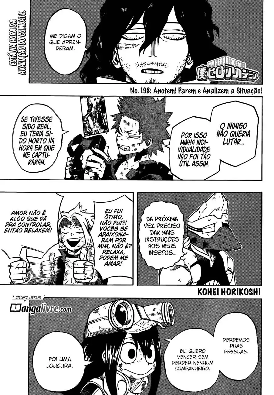 Boku no Hero Academia 198 página 1