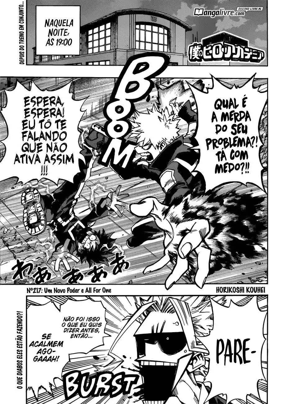 Boku no Hero Academia 217 página 1