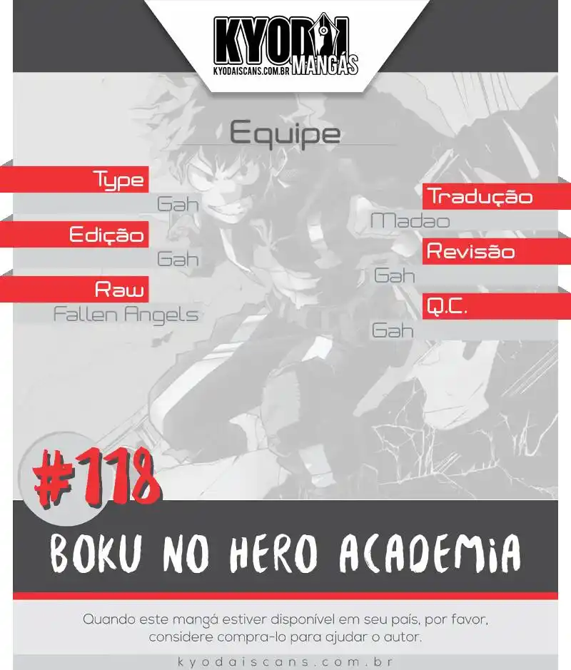 Boku no Hero Academia 118 página 1