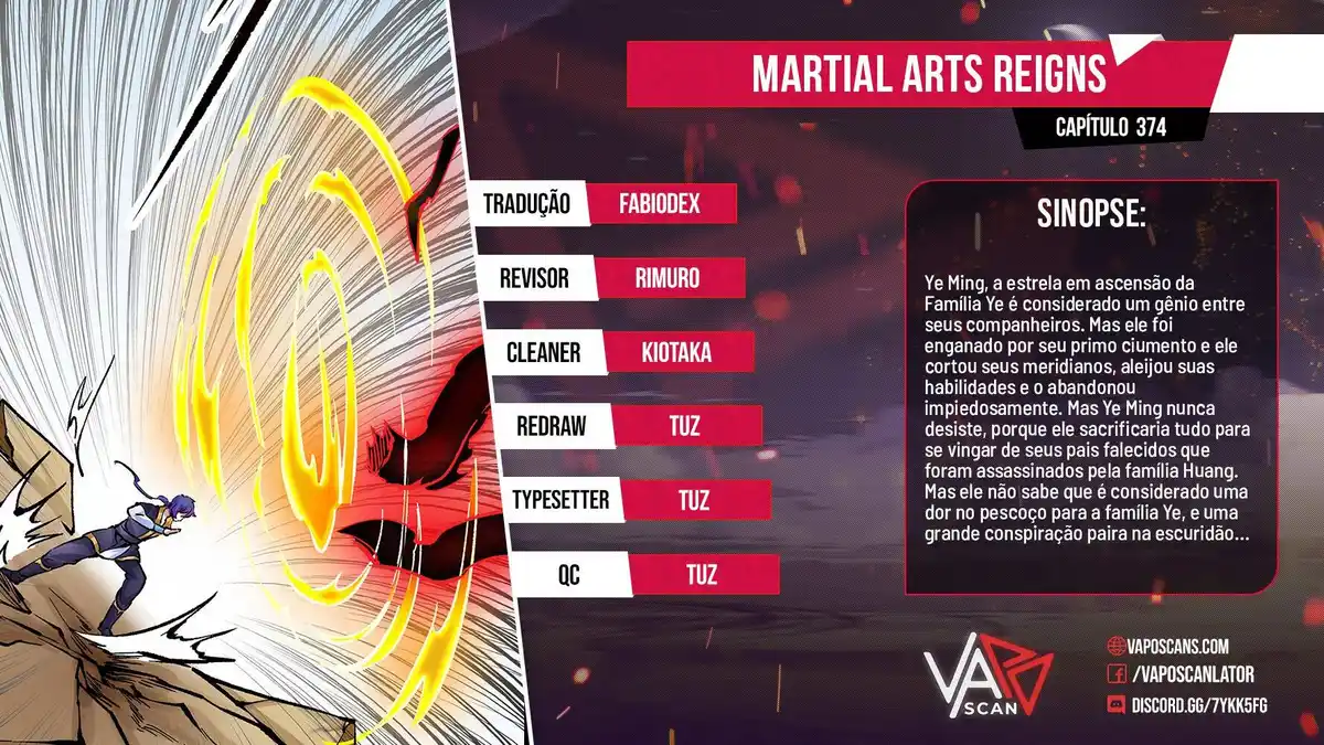 Wu dao du zun - Martial Arts Reigns 374 página 1