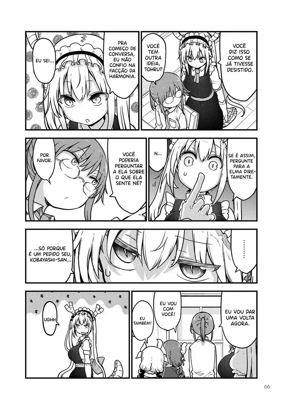 Kobayashi-san Chi no Maid Dragon 107 página 6