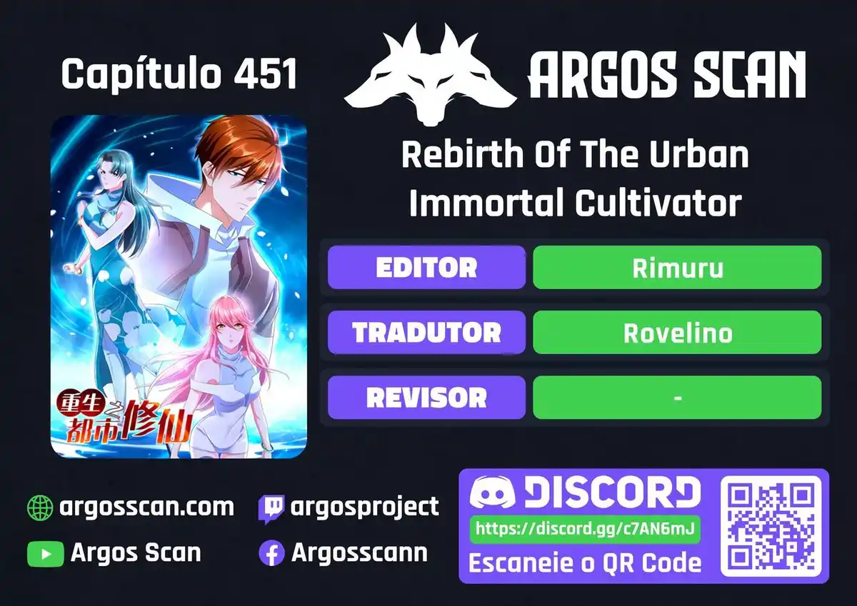 Rebirth Of the Urban Immortal Cultivator 451 página 1