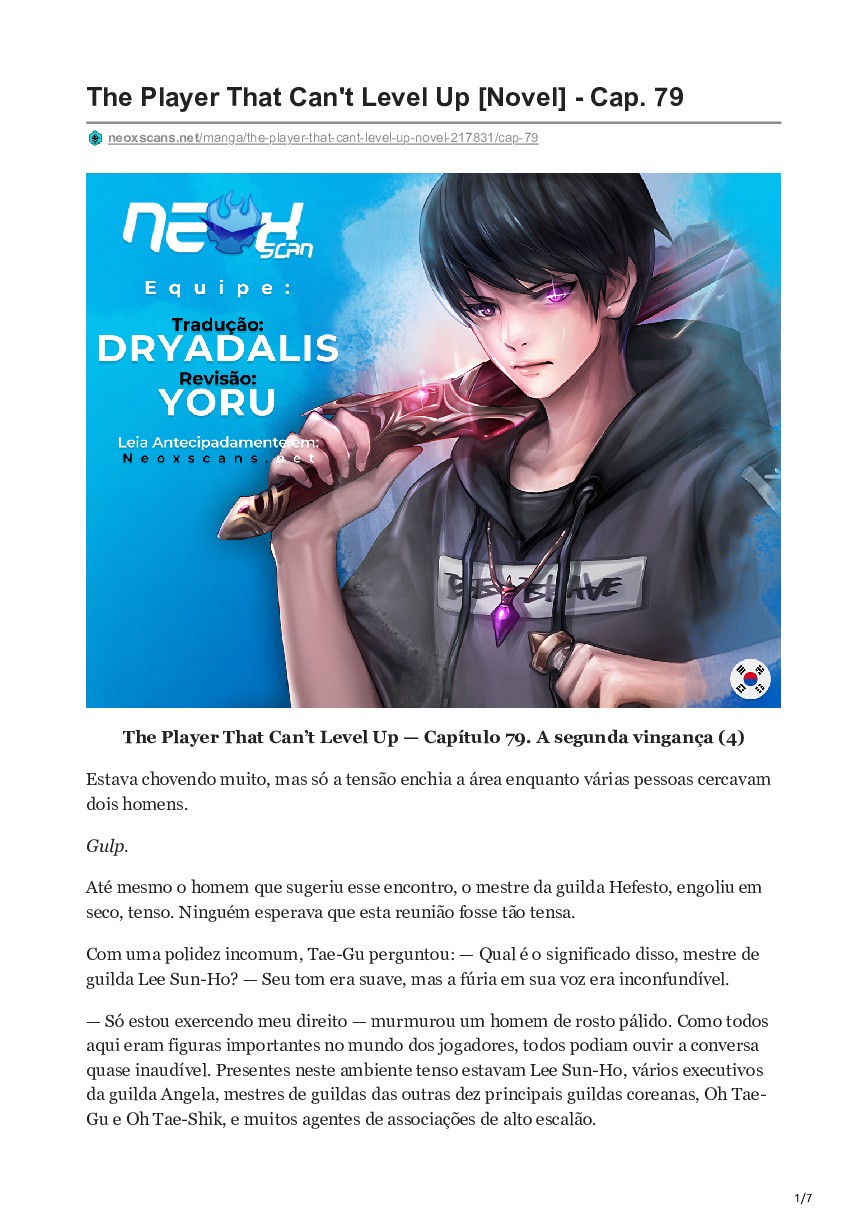 The Player That Can’t Level Up (Novel) 79 página 1