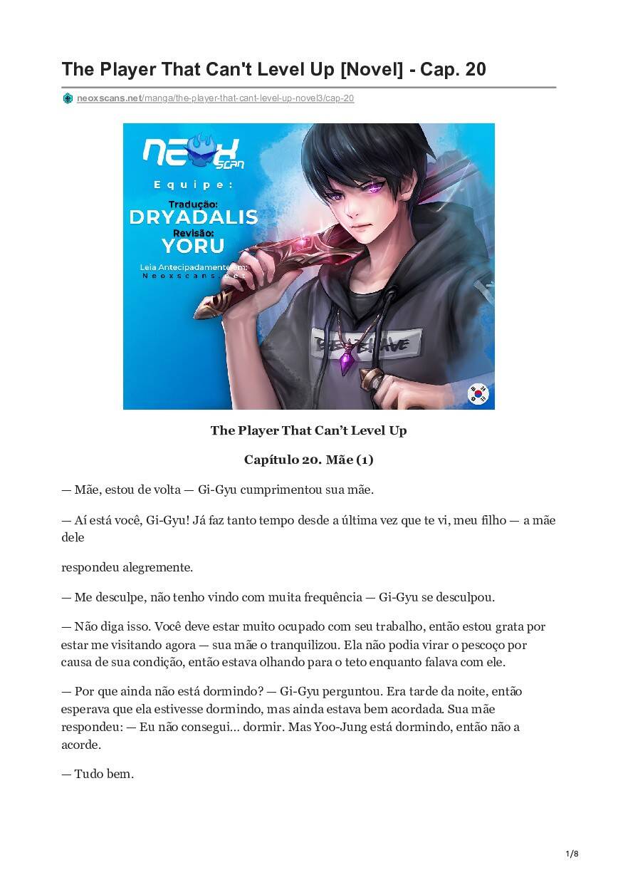 The Player That Can’t Level Up (Novel) 20 página 1