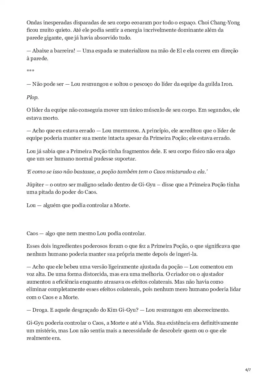 The Player That Can’t Level Up (Novel) 212 página 4