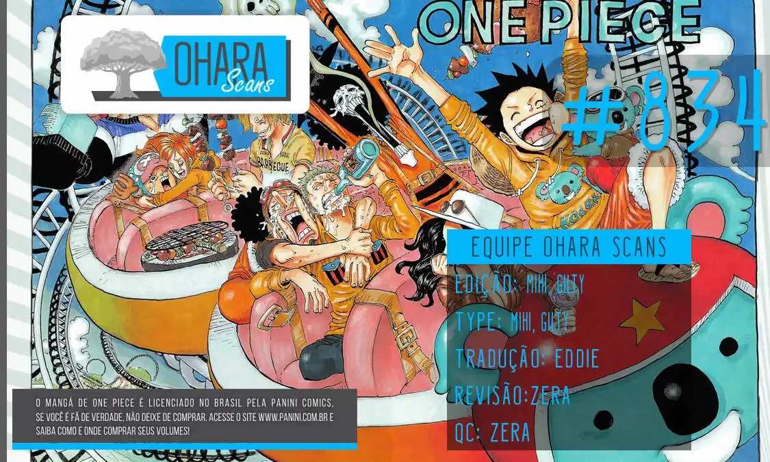 One Piece 834 página 1