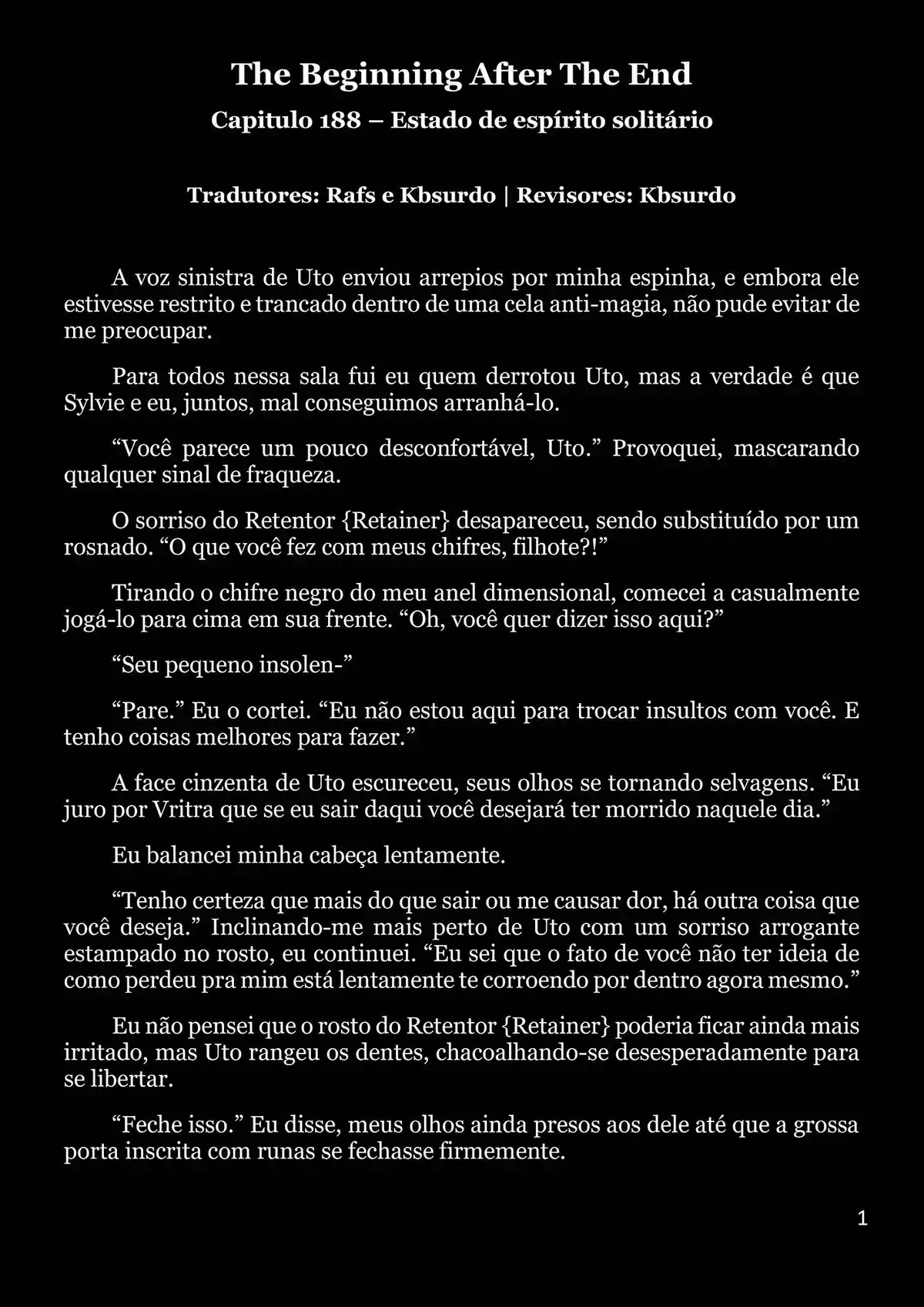 The Beginning After The End (Novel) 188 página 1