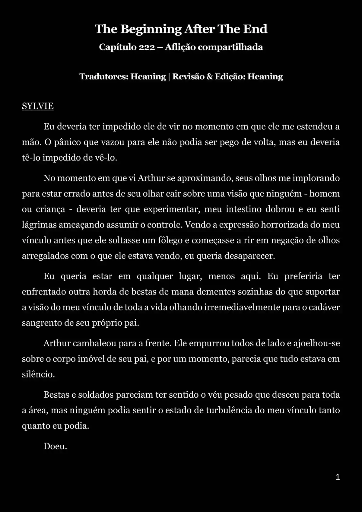 The Beginning After The End (Novel) 222 página 1