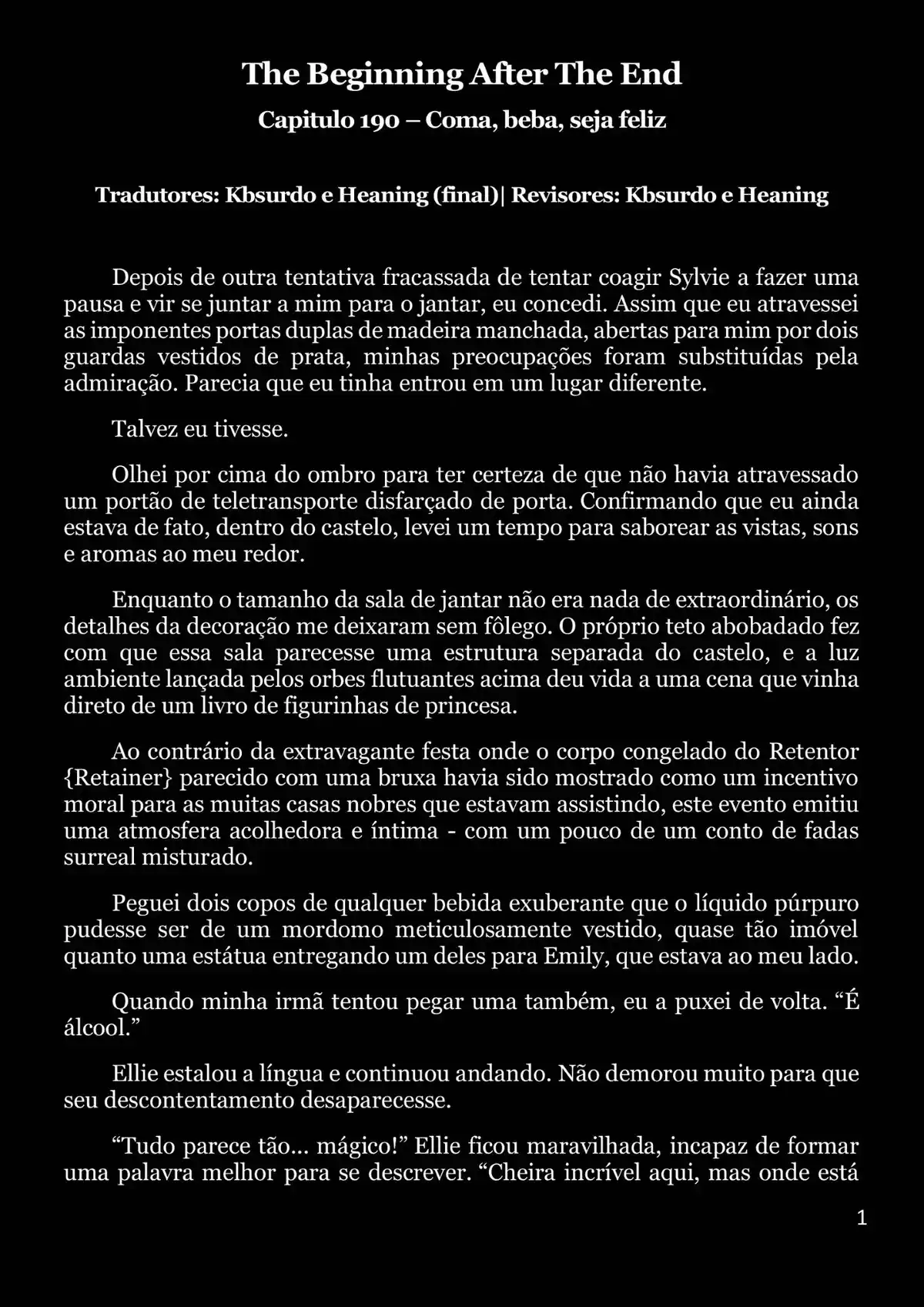 The Beginning After The End (Novel) 190 página 1