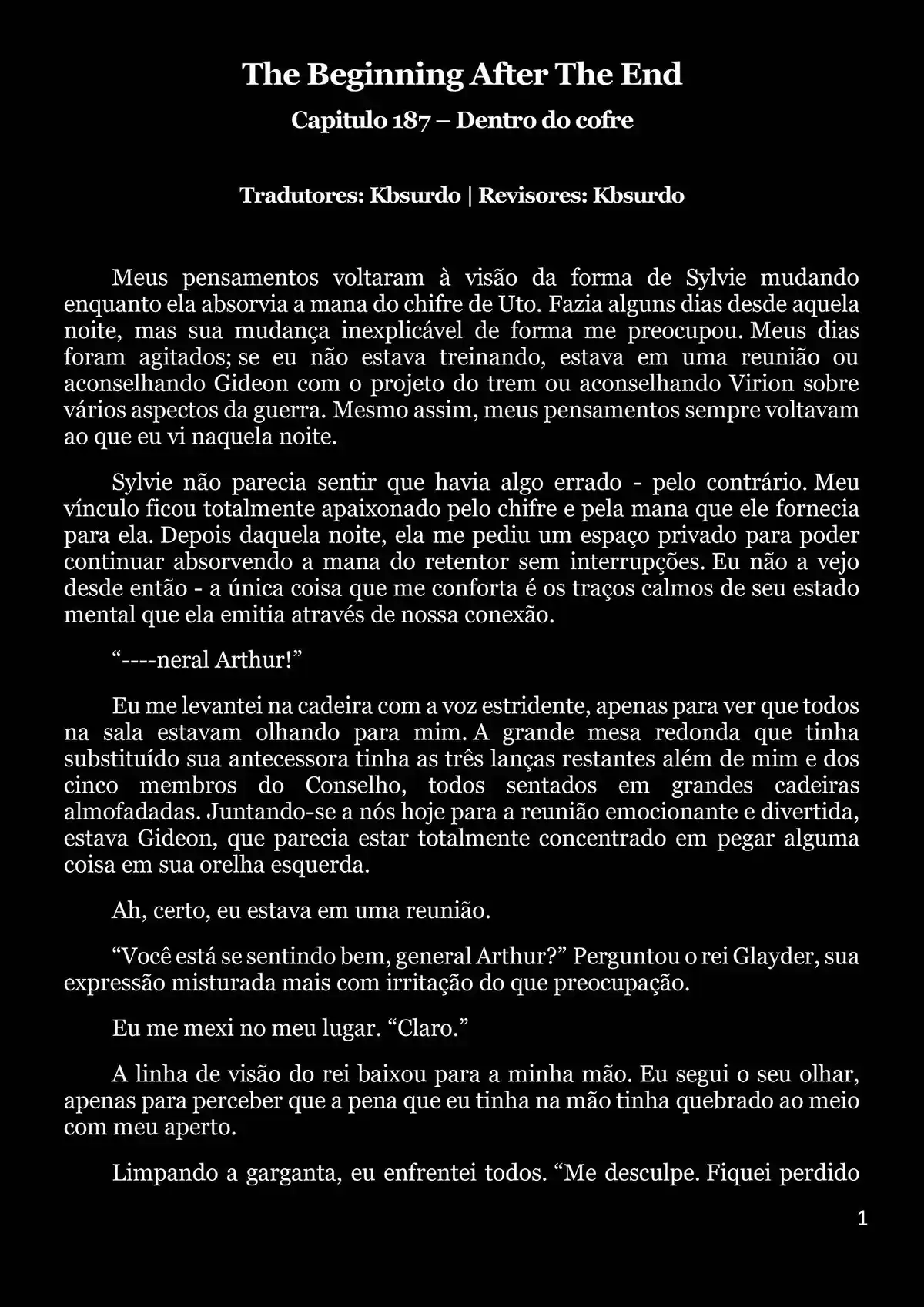 The Beginning After The End (Novel) 187 página 1