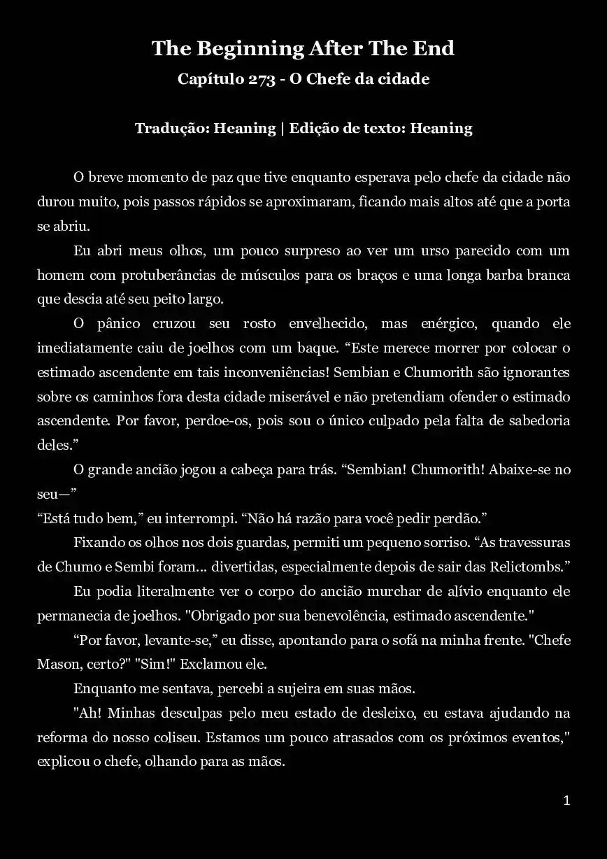 The Beginning After The End (Novel) 273 página 1