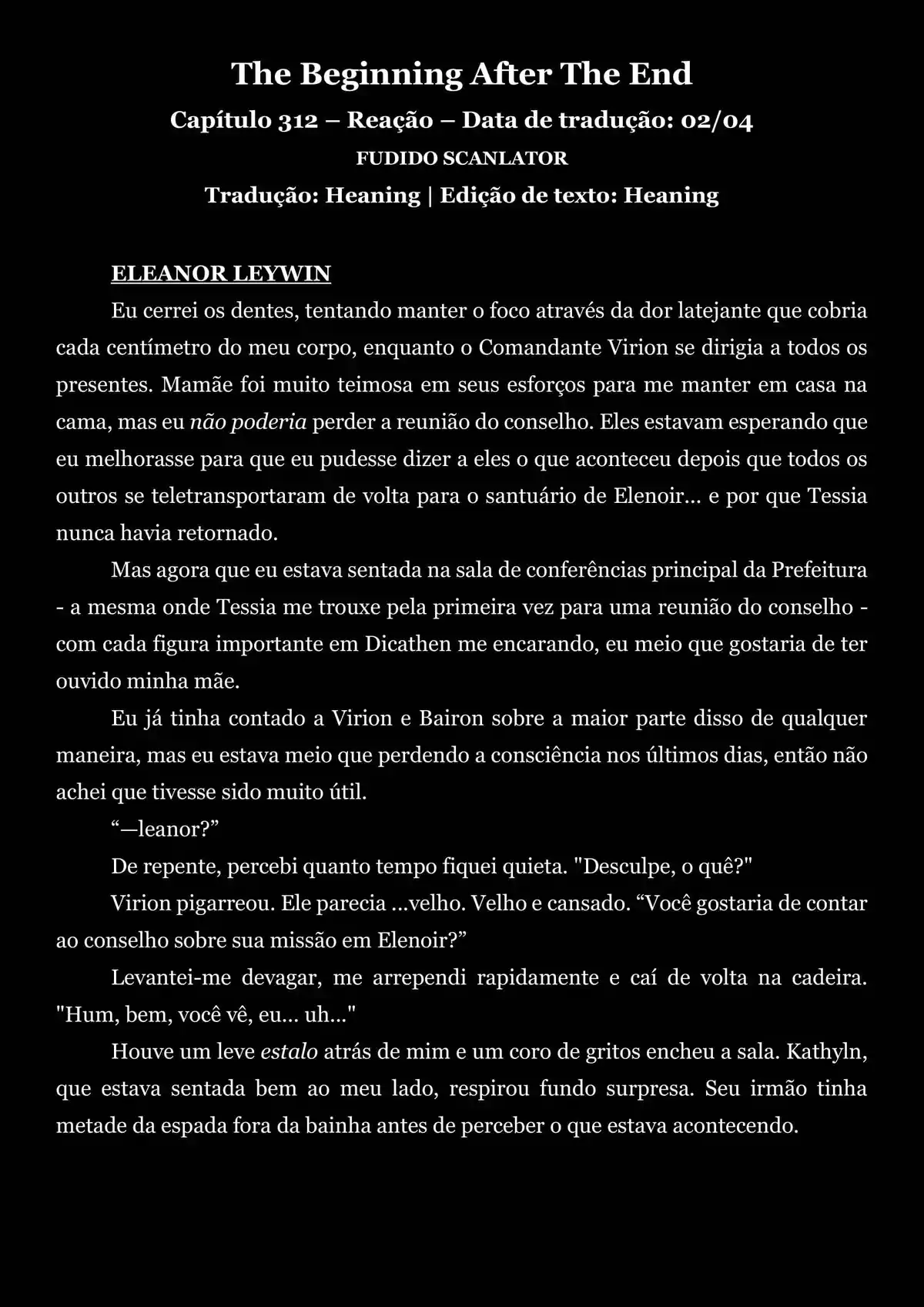 The Beginning After The End (Novel) 312 página 1