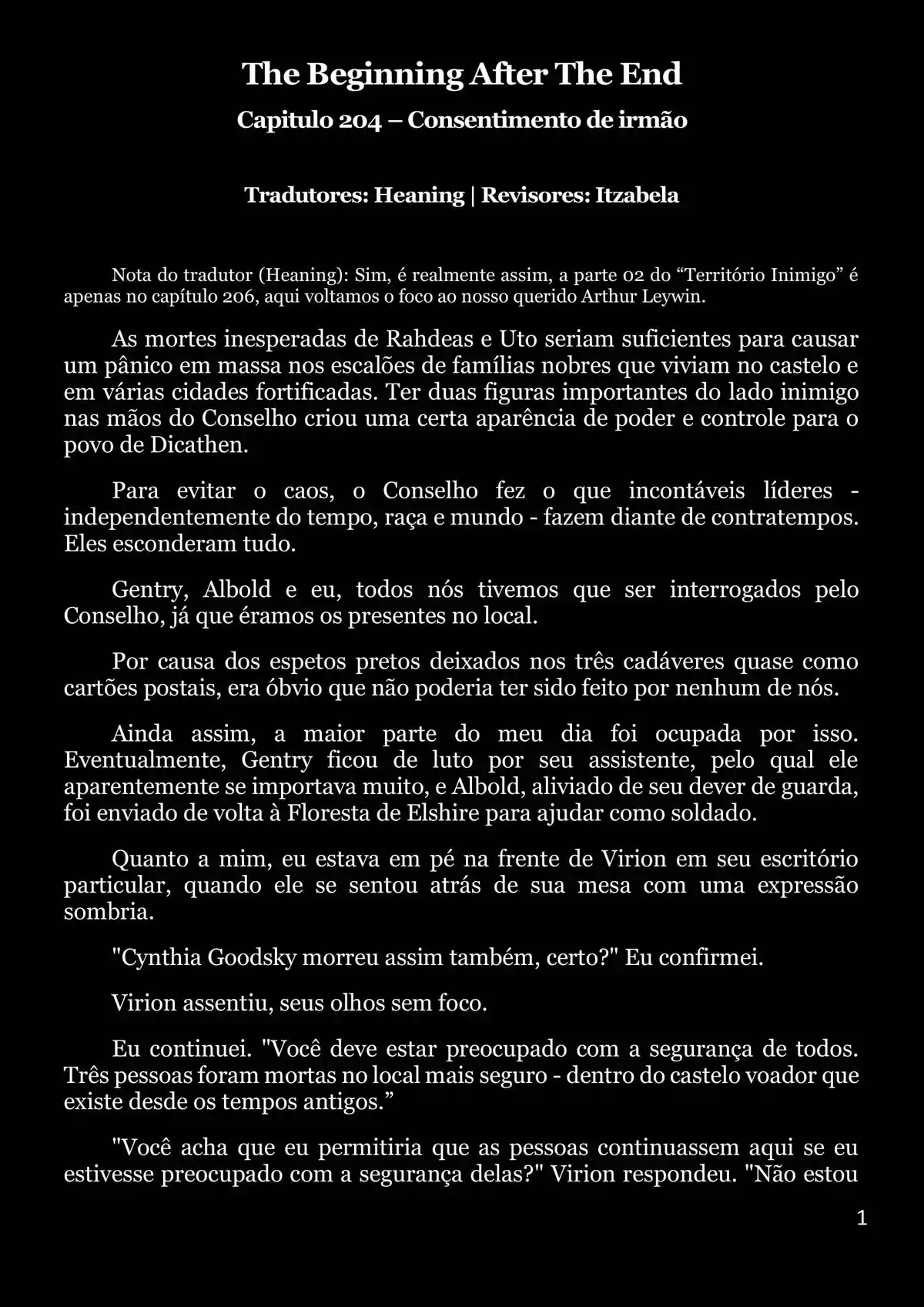 The Beginning After The End (Novel) 204 página 1