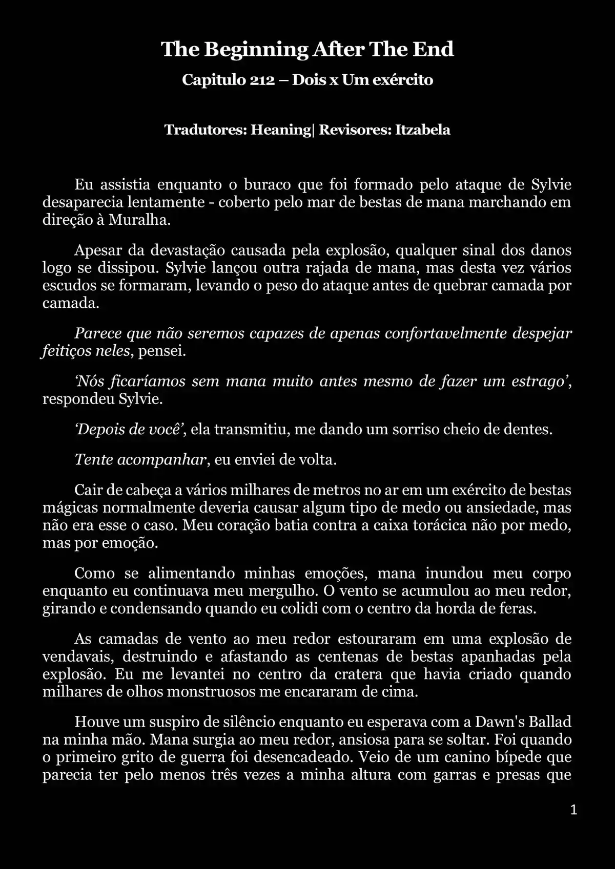 The Beginning After The End (Novel) 212 página 1