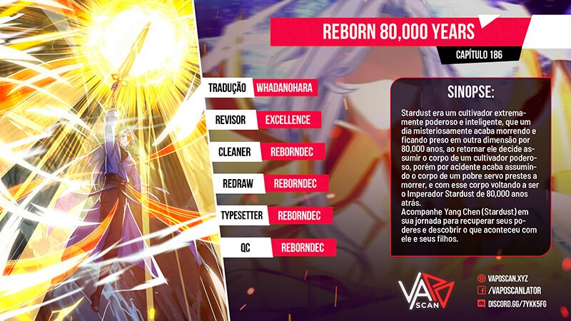 Reborn 80,000 years 186 página 1