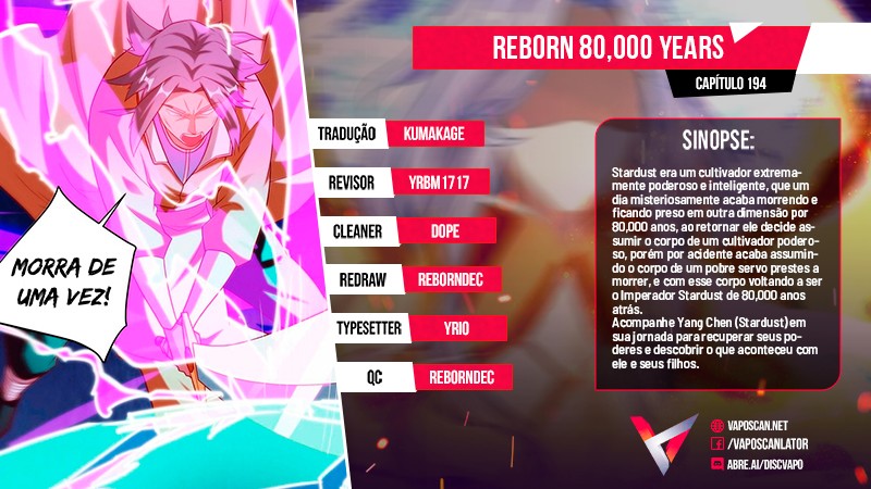 Reborn 80,000 years 194 página 1