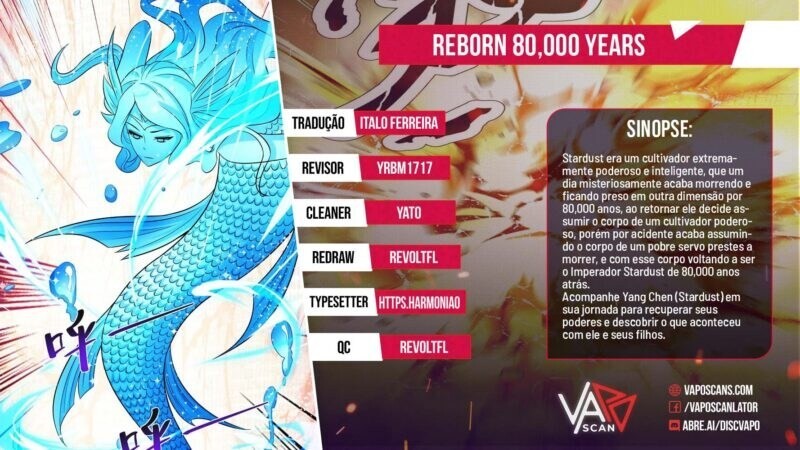 Reborn 80,000 years 208 página 1