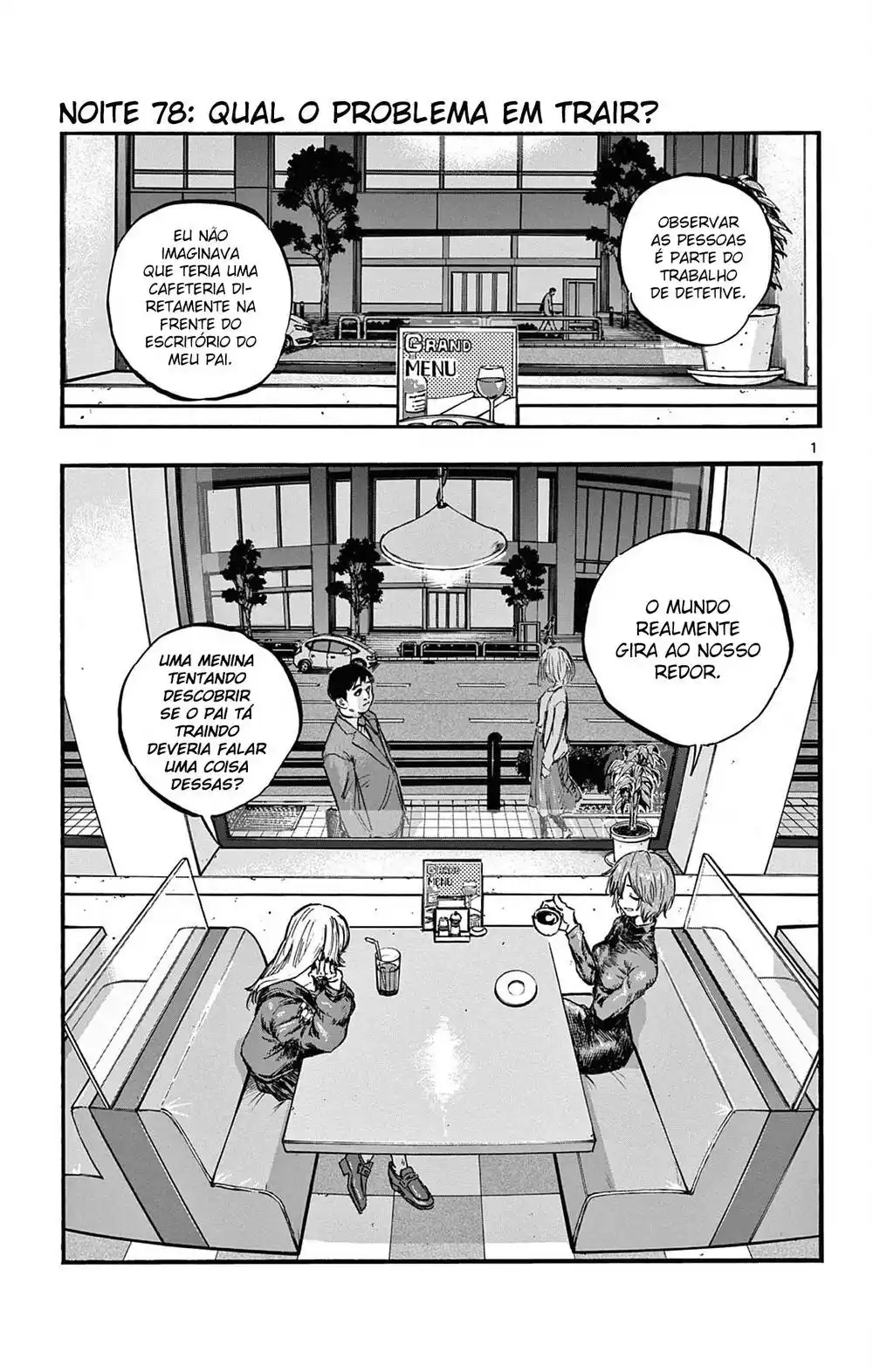 Yofukashi no Uta 78 página 1
