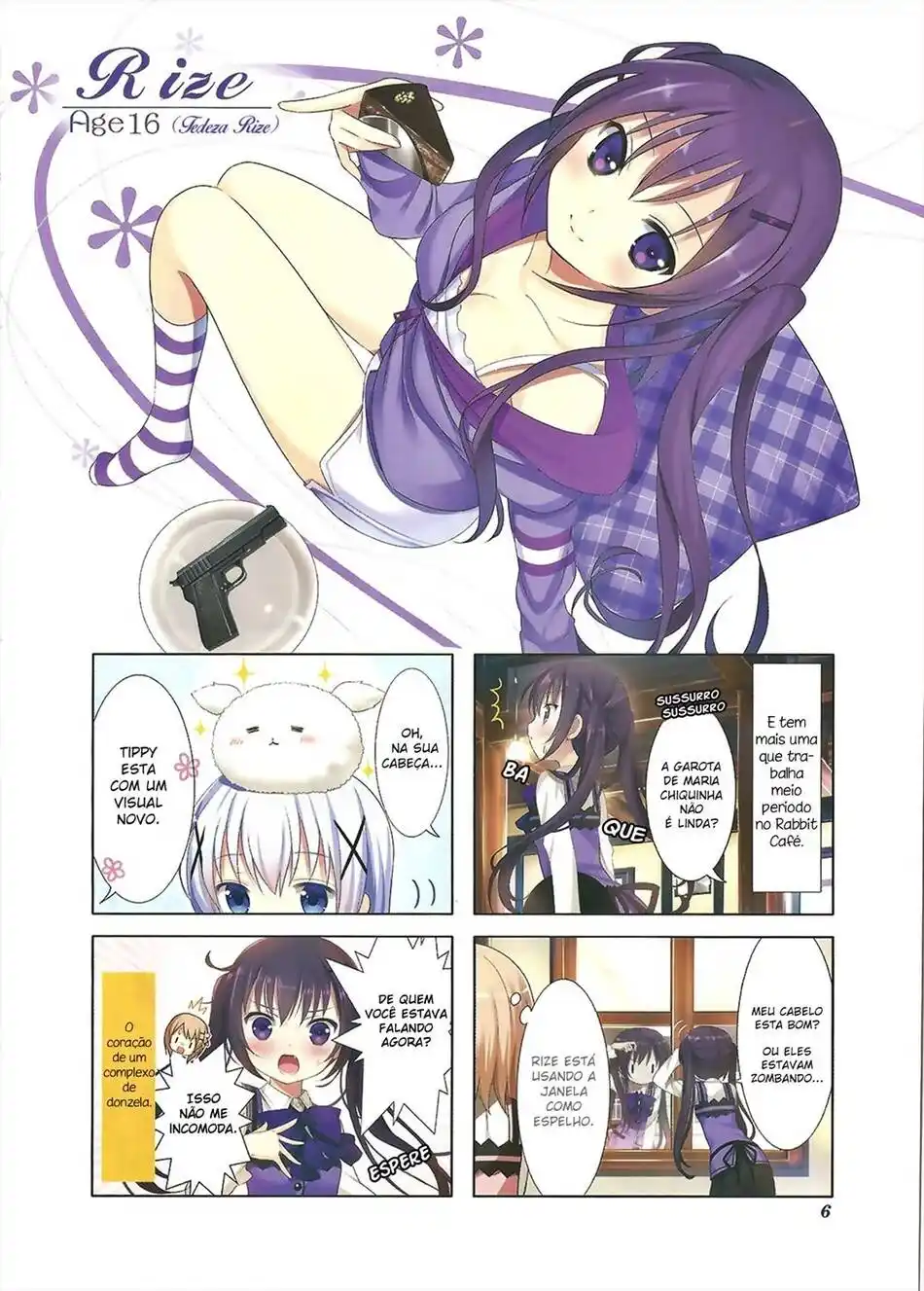 Gochuumon wa Usagi desu ka? 1 página 6