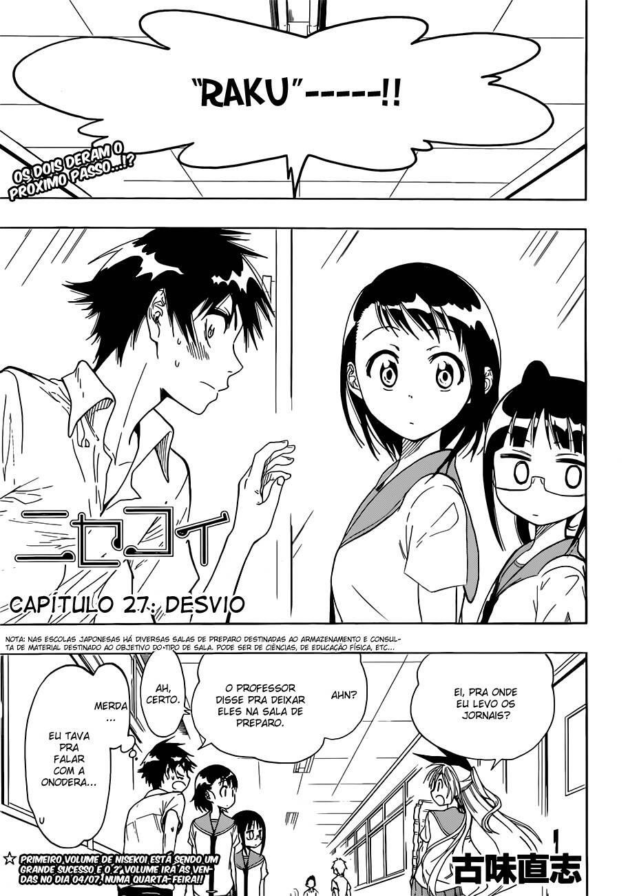 Nisekoi 27 página 1