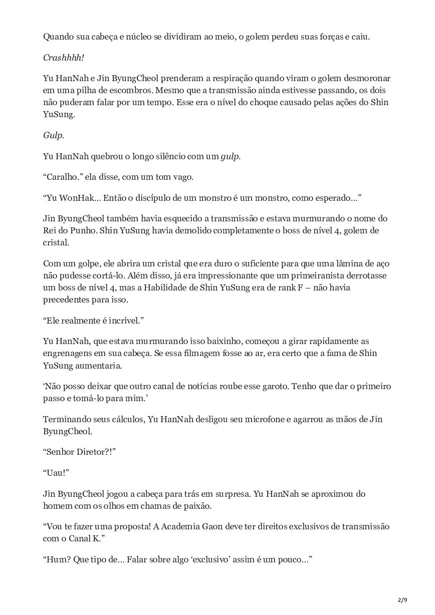 Hunter Academy’s Battle God (Novel) 14 página 2