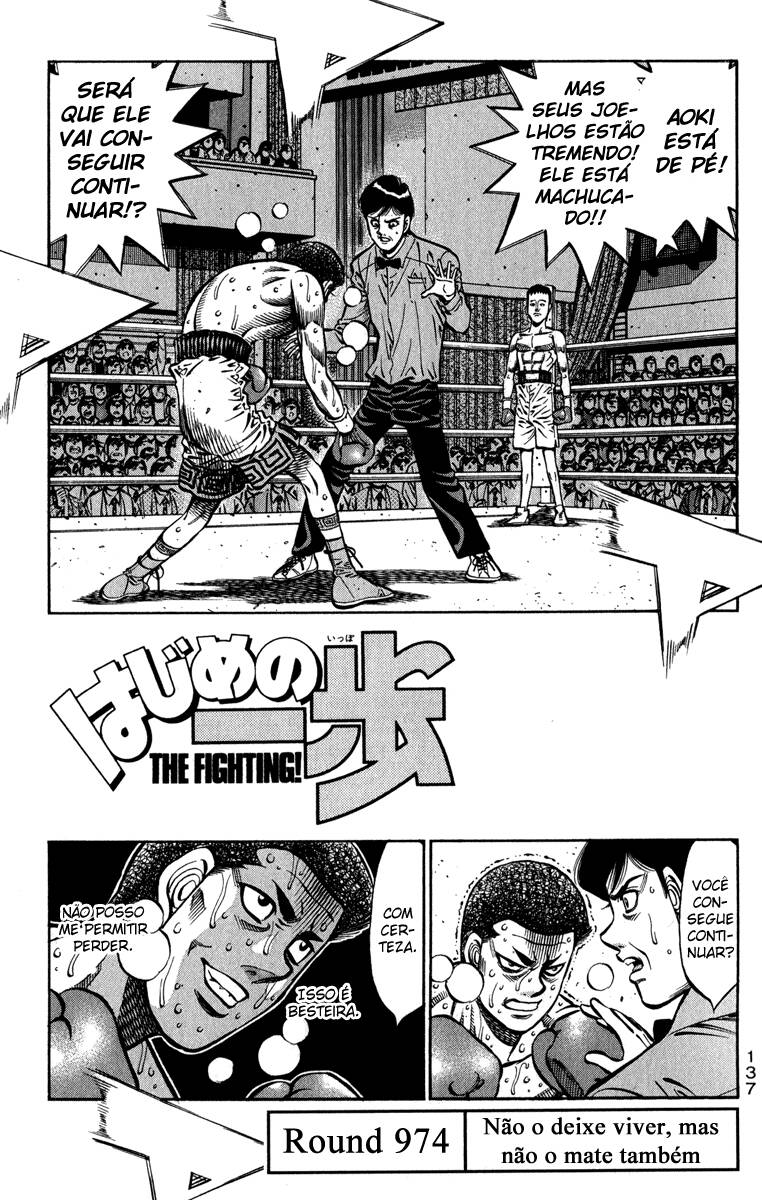 Hajime no Ippo 974 página 1