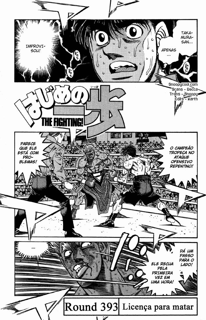 Hajime no Ippo 393 página 1