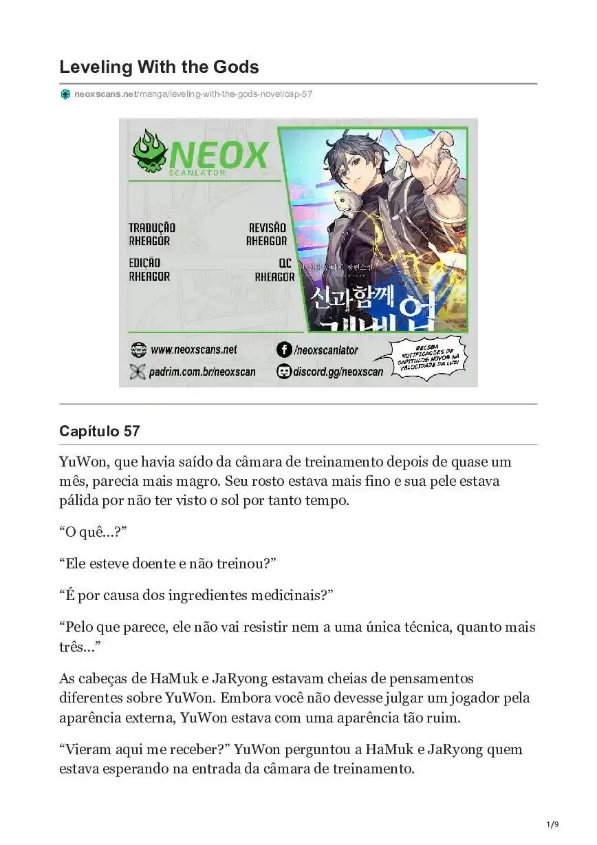 Leveling With The Gods (Novel) 57 página 1