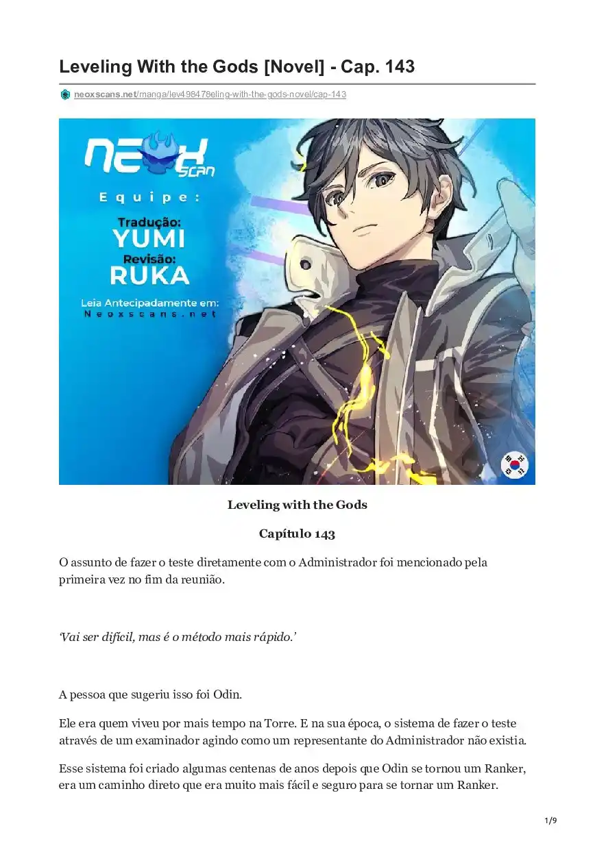 Leveling With The Gods (Novel) 143 página 1