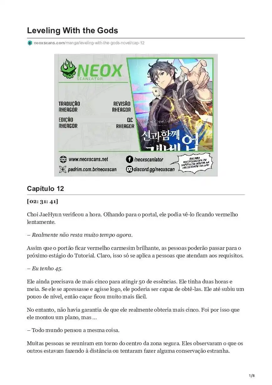 Leveling With The Gods (Novel) 12 página 1