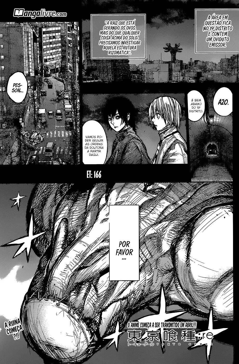 Tokyo Ghoul:Re 166 página 1